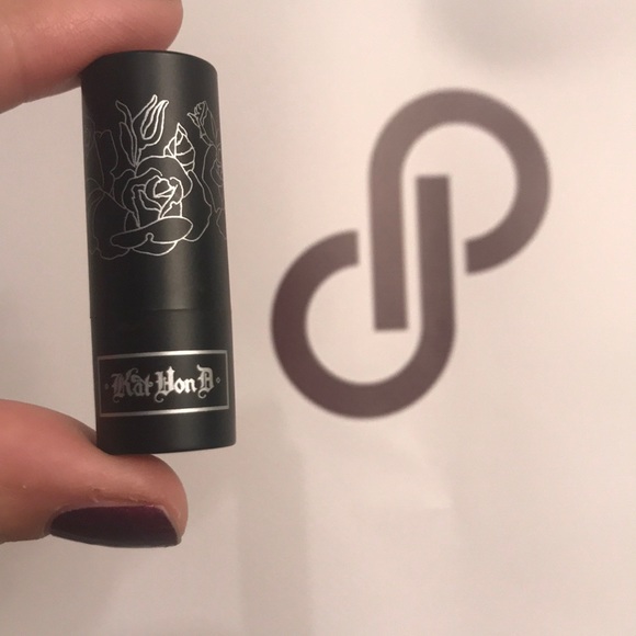 bernice buxom red kat von d lipstick velvet bullet holiday Christmas mini - Picture 2 of 5